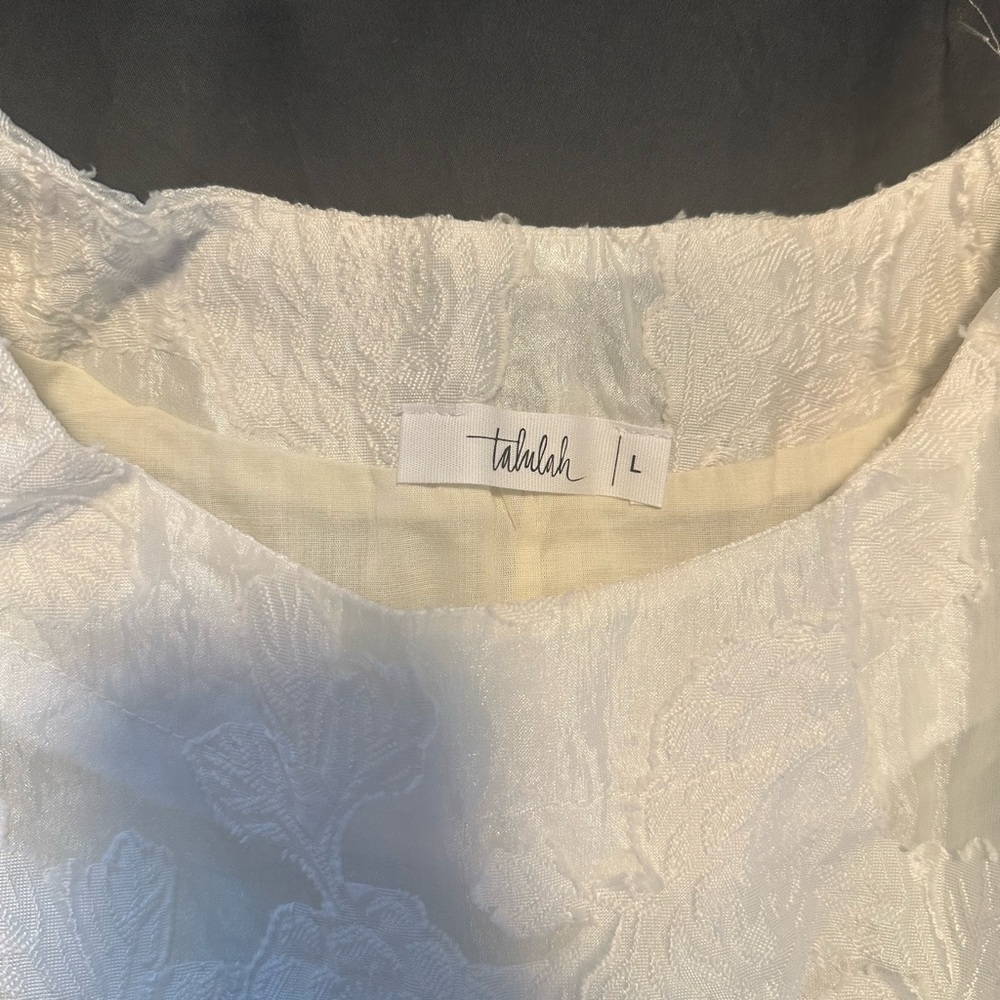 Tahlah White Floral Women Dress